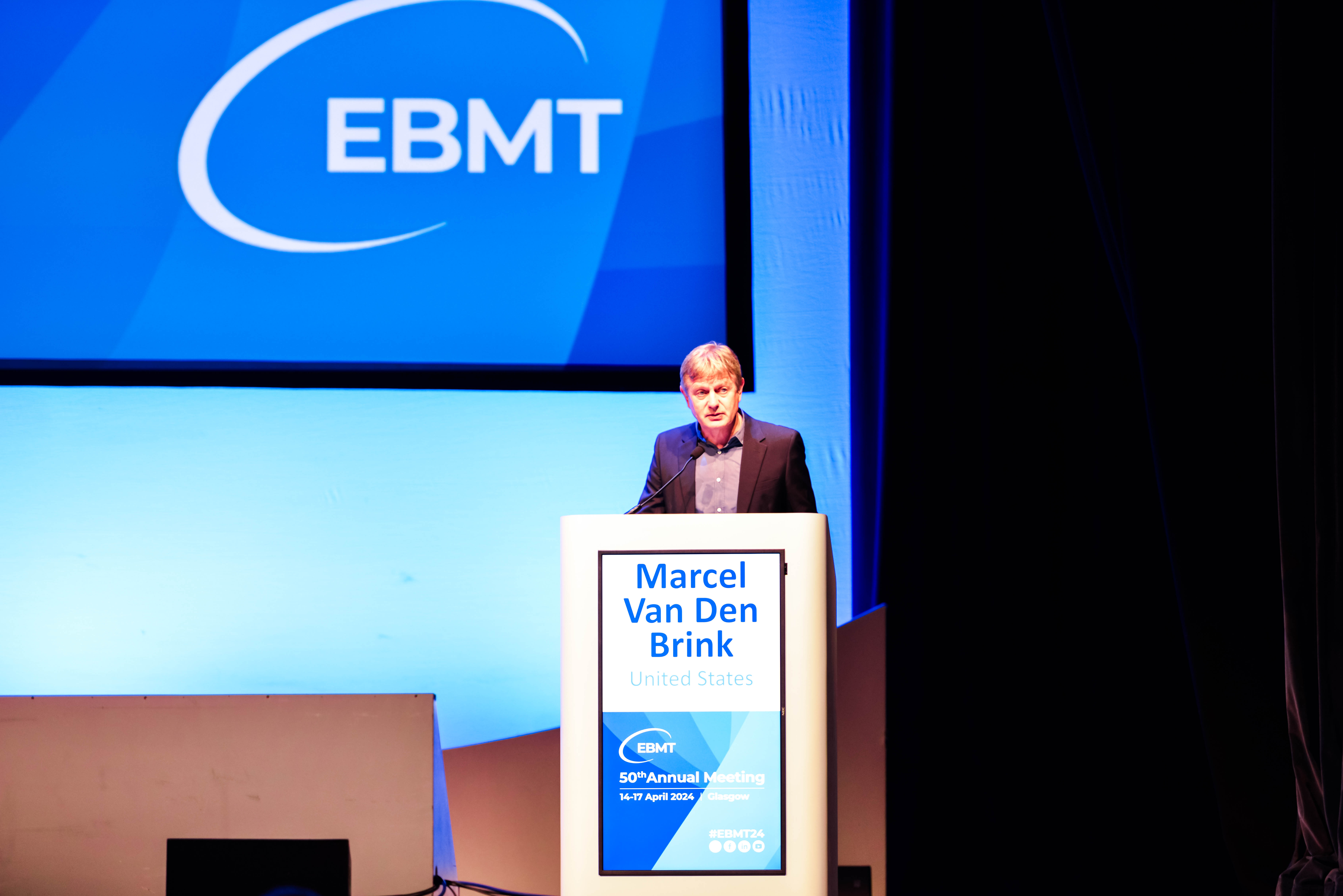 EBMT 2024 Annual Meeting Marcel Van Den Brink Keynote Lecture The